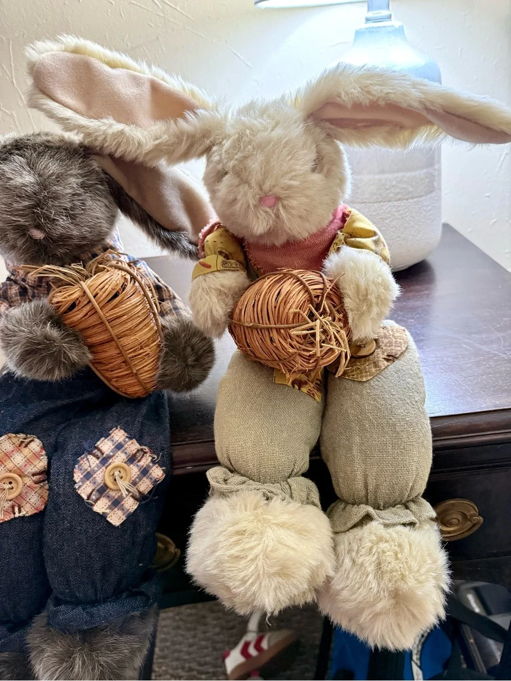 Vintage Bunny Shelf Sitters